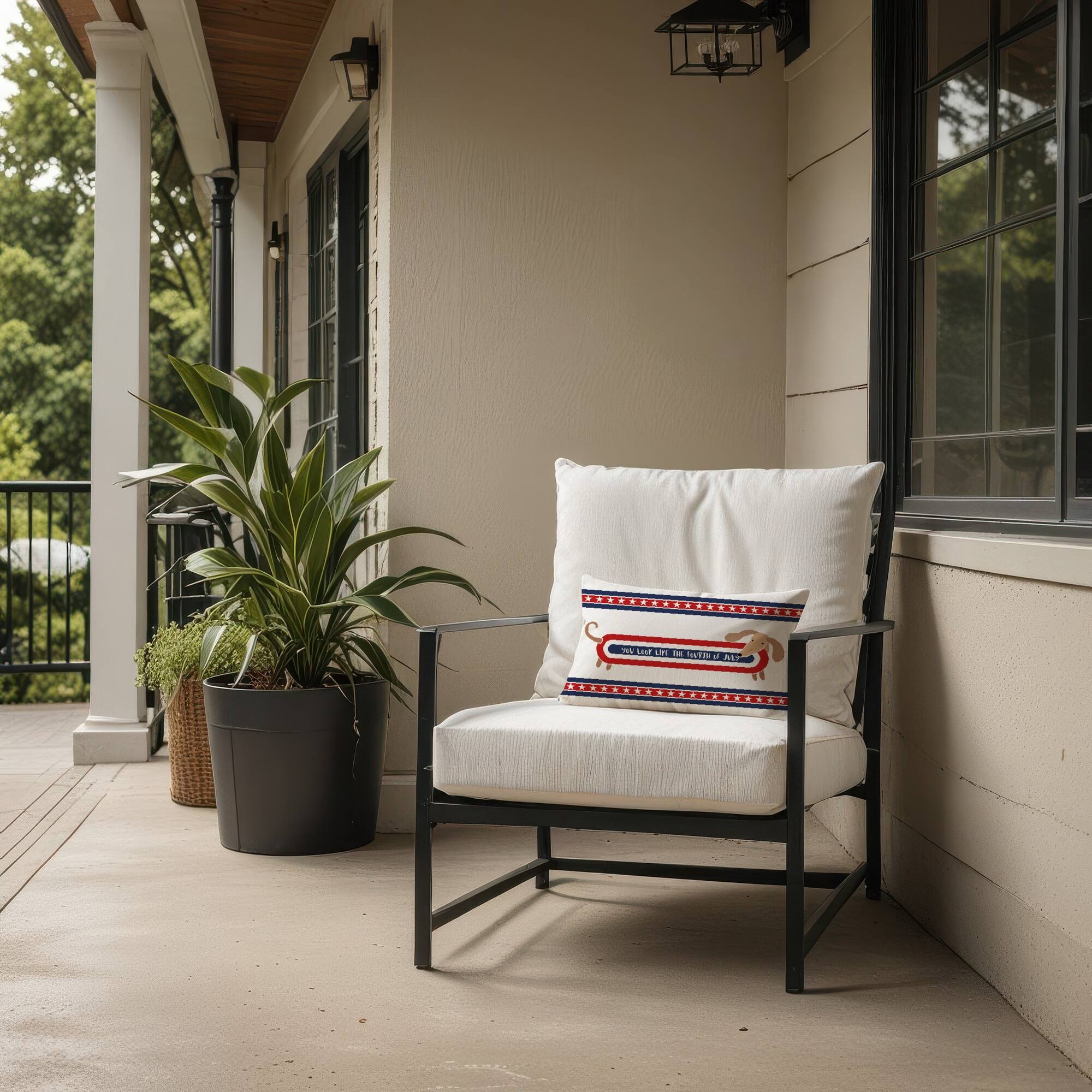 20" x 14" Like the Fourth of July Indoor Outdoor Pillow